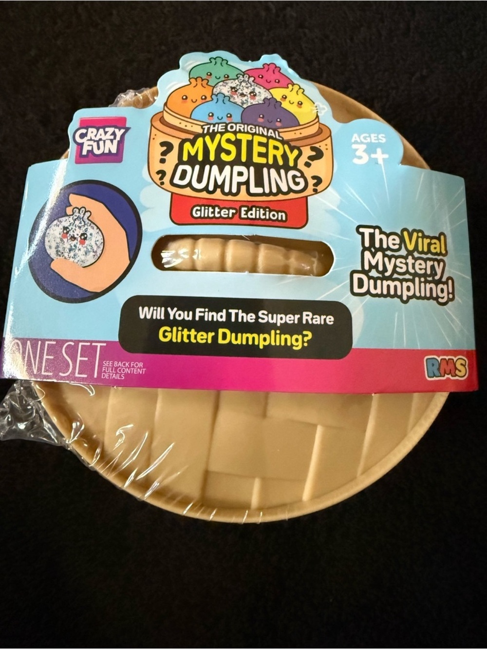 Mystery Dumpling Glitter Edition- Beige Surprise Toy